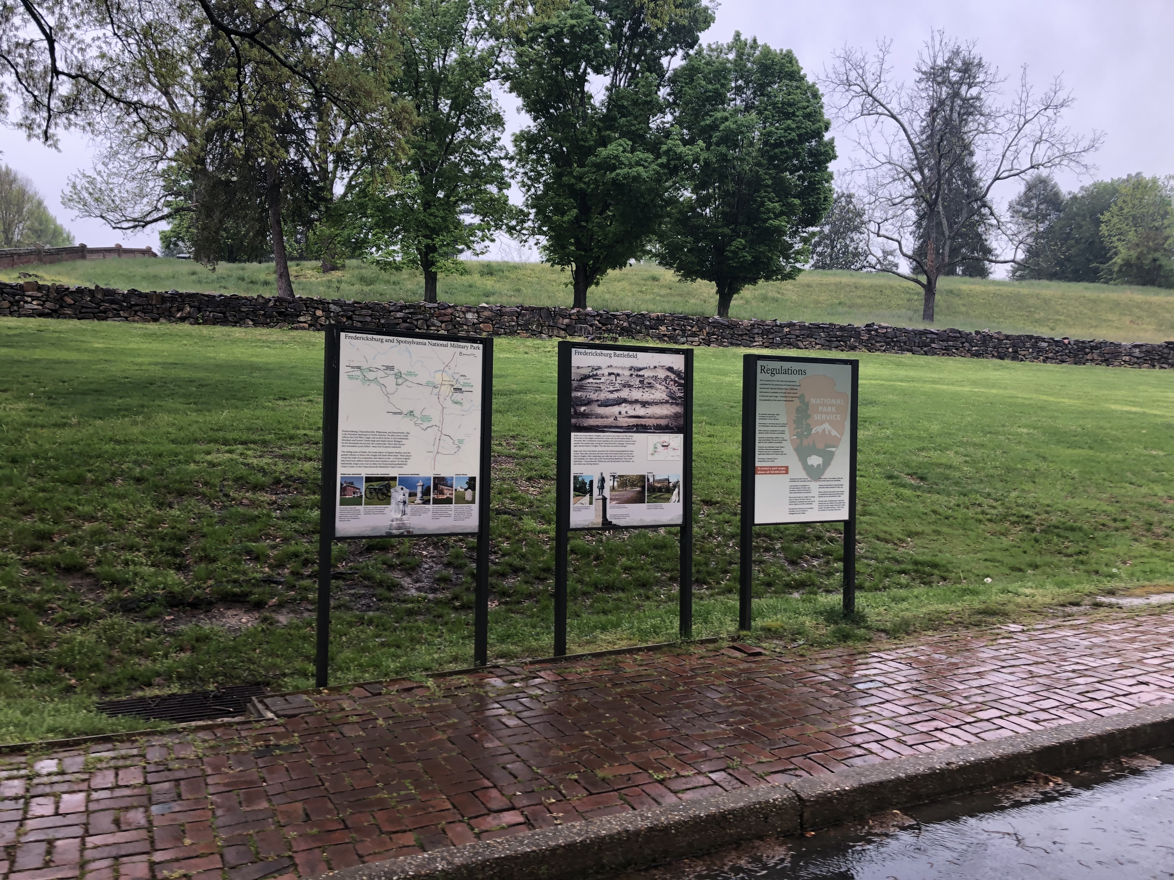 Fredericksburg and Spotsylvania National Military Park Marker