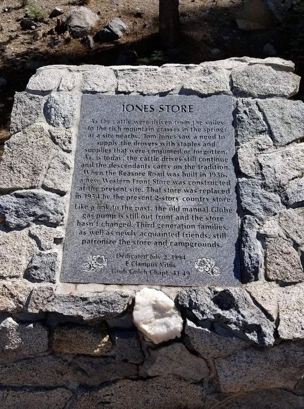 Jones Store Marker image. Click for full size.
