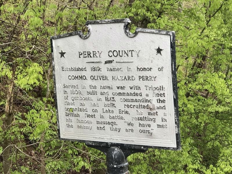 Perry County side of the marker image. Click for full size.
