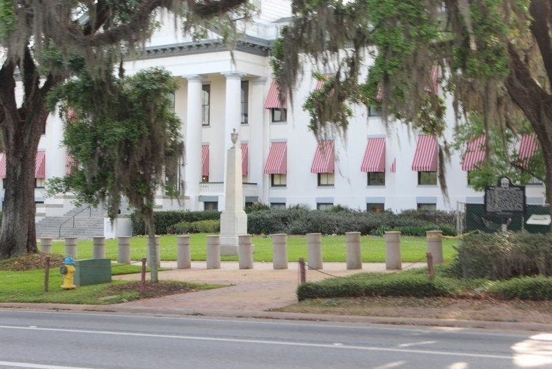 Approximate location of the Capitol of Florida Marker was in the middle of picture image. Click for full size.