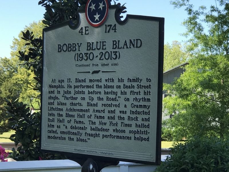Bobby Blue Bland Marker image. Click for full size.