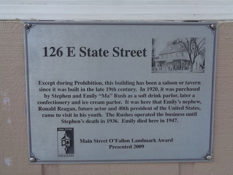 126 E State Street Marker image. Click for full size.