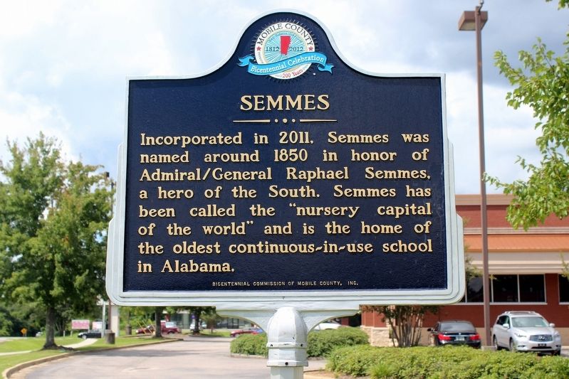 Semmes Marker image. Click for full size.
