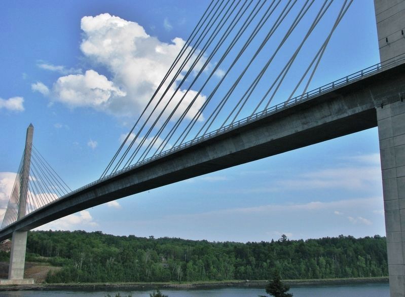 Penobscot Narrows Bridge image. Click for full size.