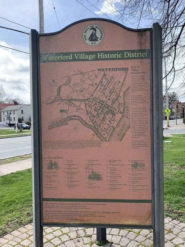 Waterford Village Historic District Marker image. Click for full size.