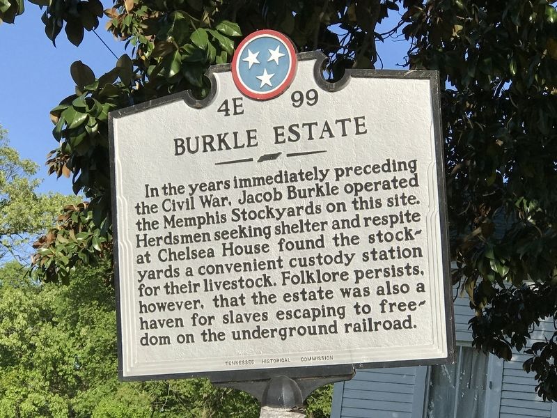 Burkle Estate Marker image. Click for full size.