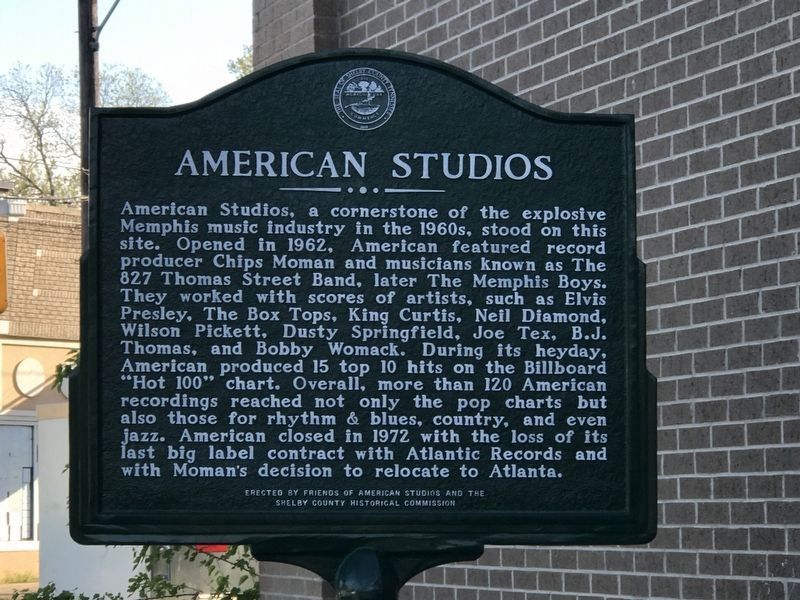 American Studios side of the marker image. Click for full size.