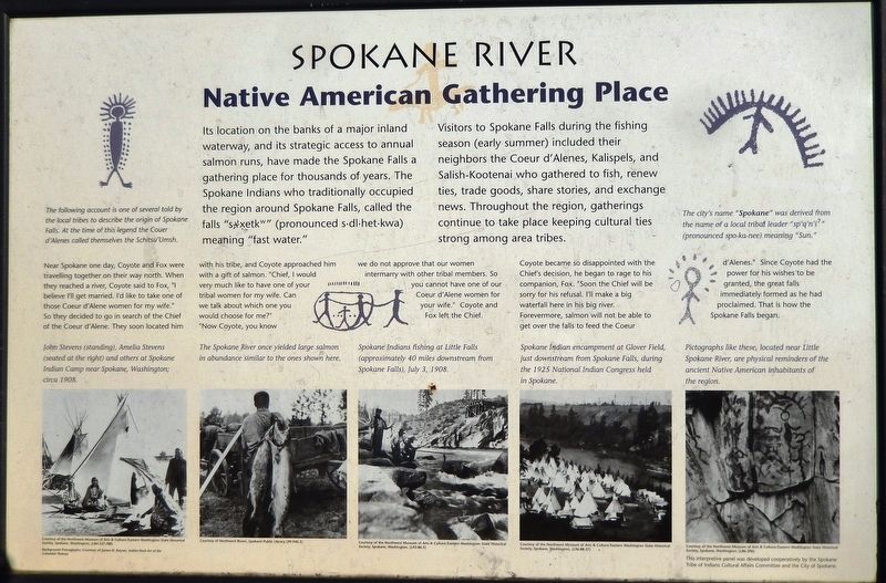 Spokane River Marker image. Click for full size.