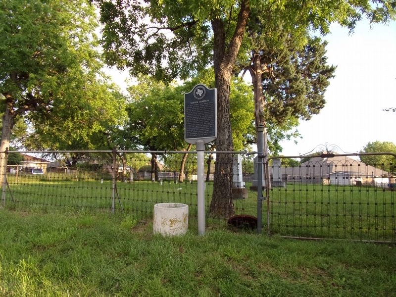 Warner Cemetery Marker image. Click for full size.
