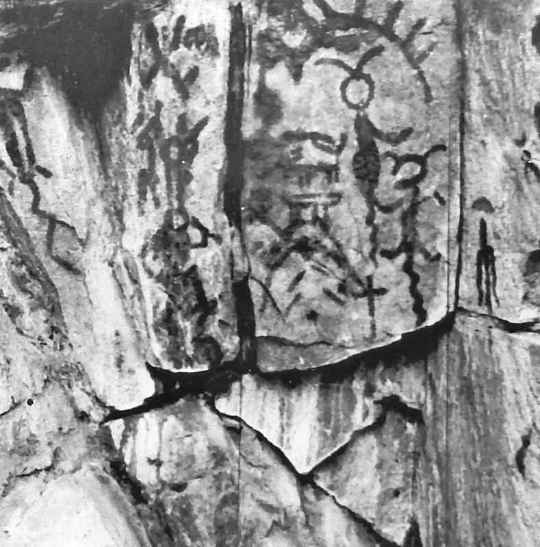 Marker detail: Pictographs image. Click for full size.