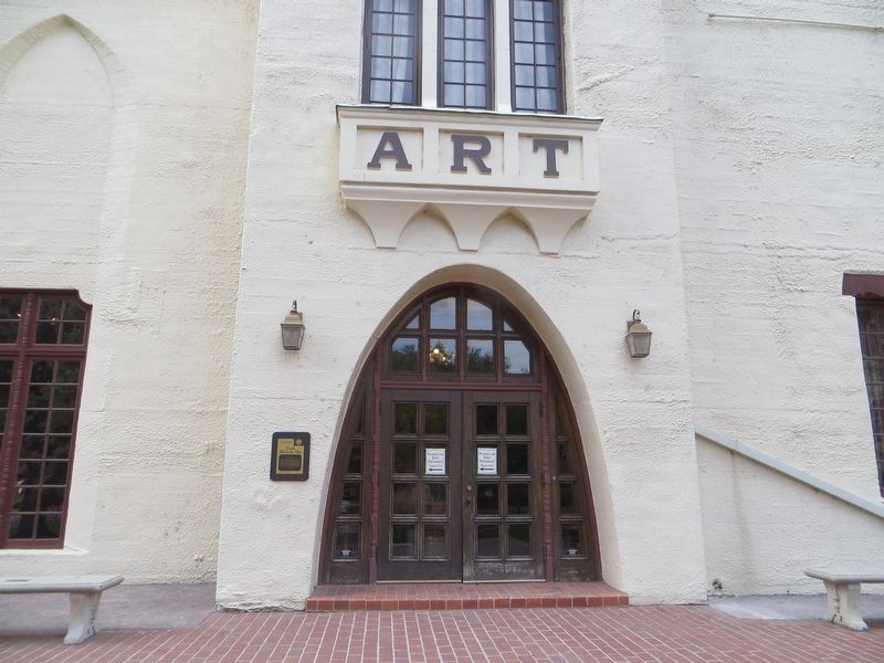 Springville High School Art Gallery Marker image. Click for full size.