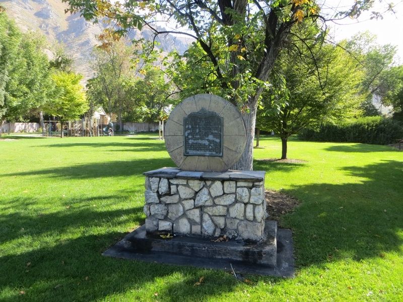 First Mills in Utah County Marker image. Click for full size.
