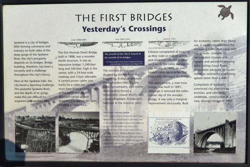 The First Bridges Marker image. Click for full size.