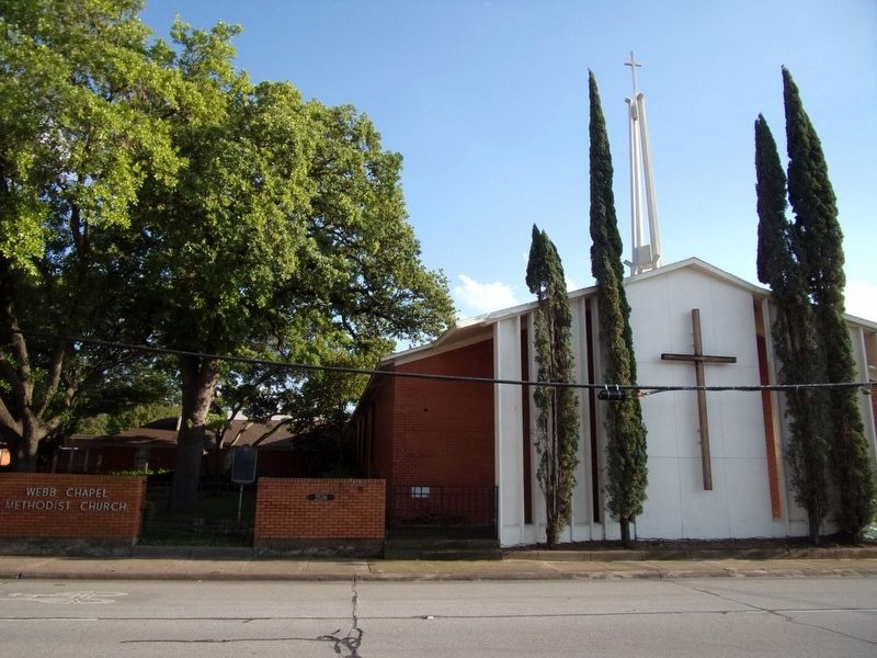 Dallas County's First Methodist Society Marker image. Click for full size.