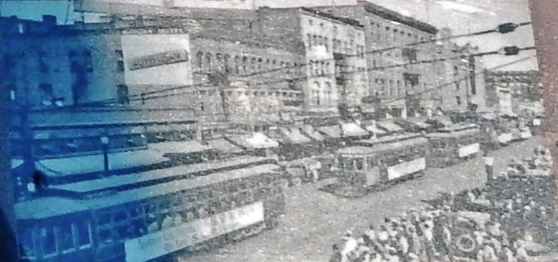 Marker detail: 1936 Parade image. Click for full size.