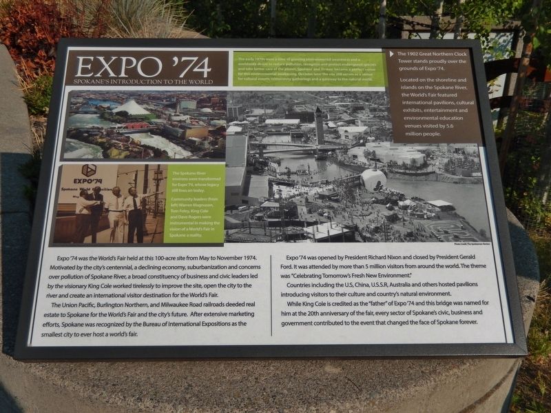 Expo '74 Marker image. Click for full size.