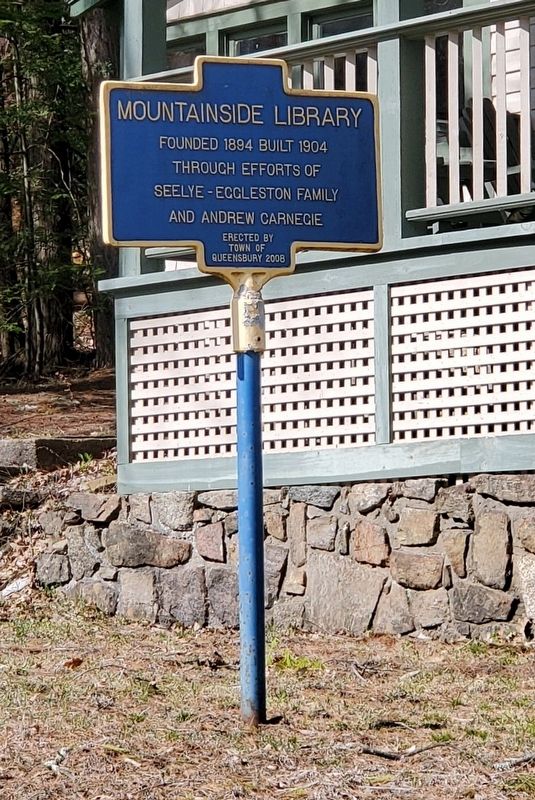 Mountainside Library Marker image. Click for full size.