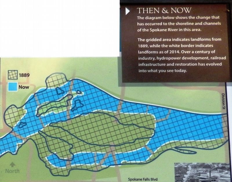 Marker detail: Then & Now image. Click for full size.