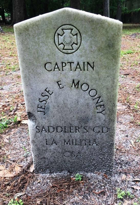 Captain Jesse E. Mooney headstone image. Click for full size.