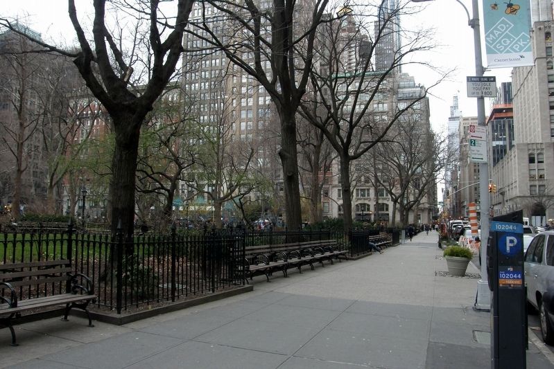East side of Madison Square Park image. Click for full size.