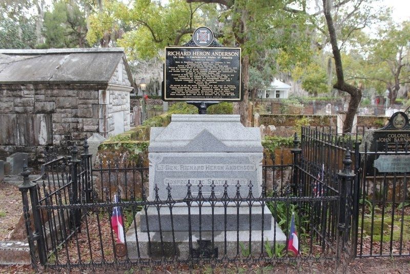 Richard Heron Anderson Marker and grave image. Click for full size.