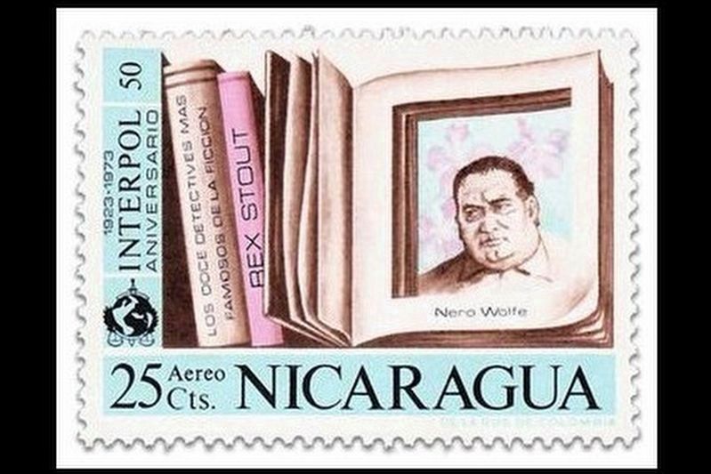 Nero Wolfe Stamp image. Click for full size.