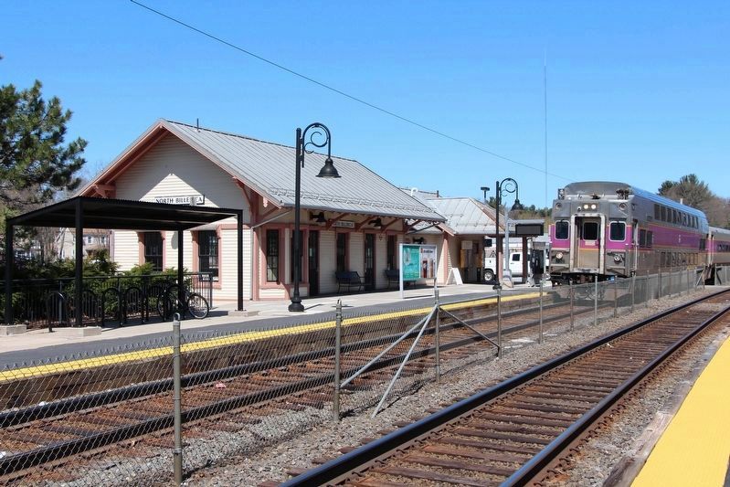 North Billerica Depot across the tracks from the marker image. Click for full size.