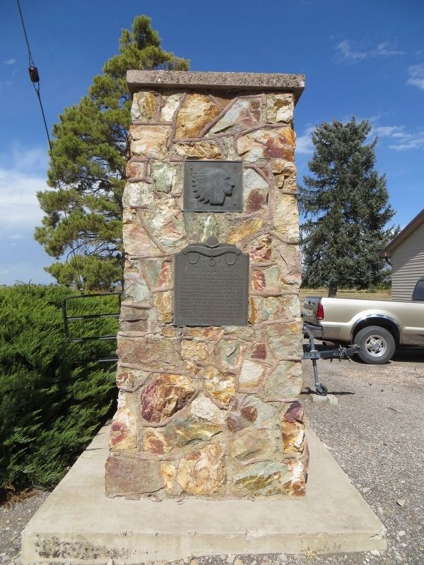 The Spanish Fork Indian Farm Reservation Marker image. Click for full size.