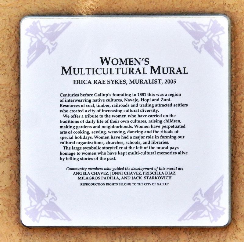 Women's Multicultural Mural Marker image. Click for full size.