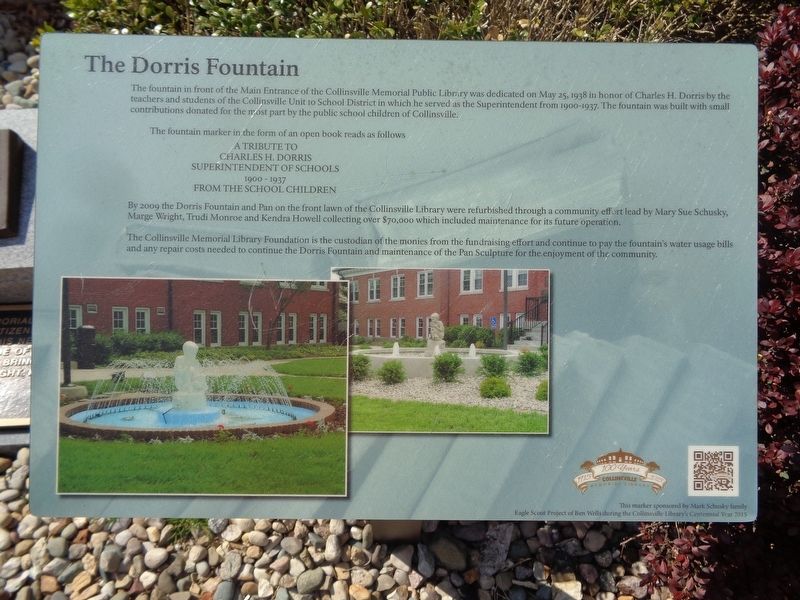 The Dorris Fountain Marker image. Click for full size.