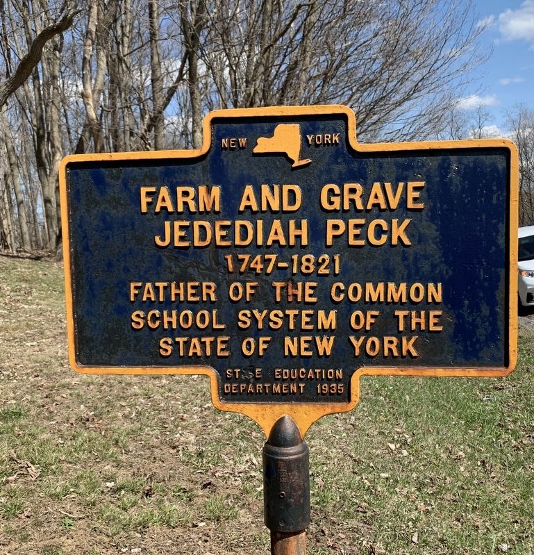 Jedediah Peck Marker image. Click for full size.