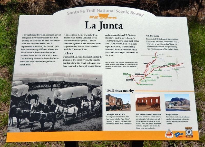 La Junta Marker image. Click for full size.