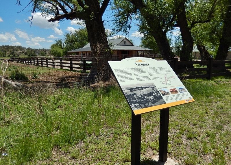 La Junta Marker image. Click for full size.