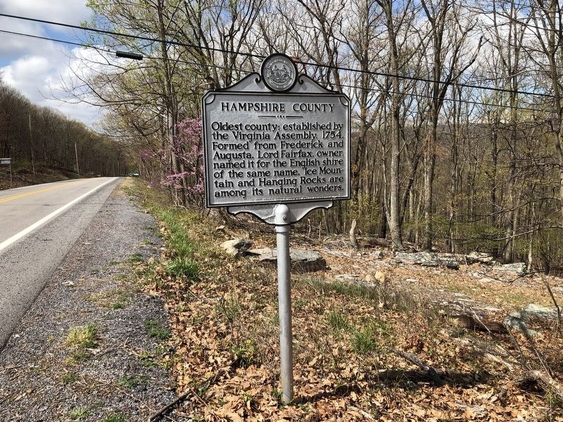 Hampshire County / Morgan County Marker image. Click for full size.