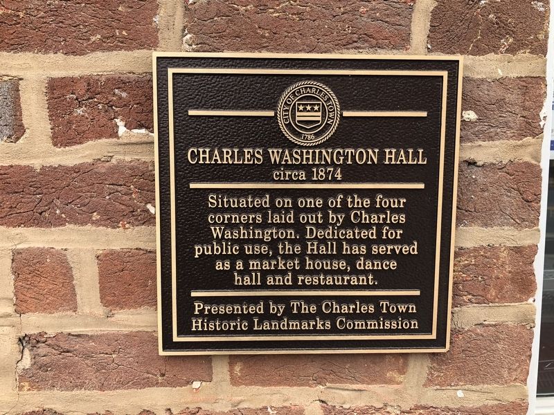 Charles Washington Hall Marker image. Click for full size.