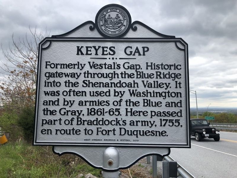 Keyes Gap Marker image. Click for full size.