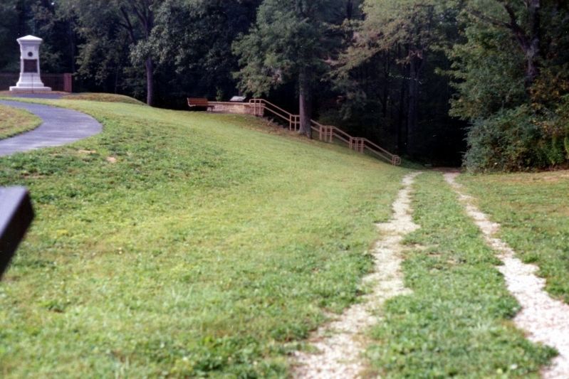 The Old Braddock Road trace image. Click for full size.