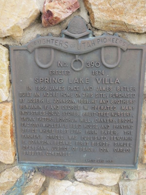 Spring Lake Villa Marker image. Click for full size.