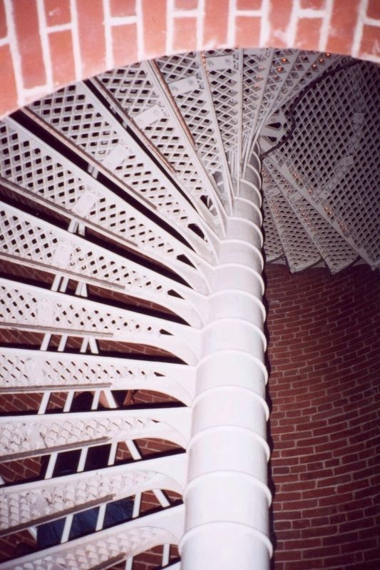 Cape May Lighthouse - the spiral staircase image. Click for full size.
