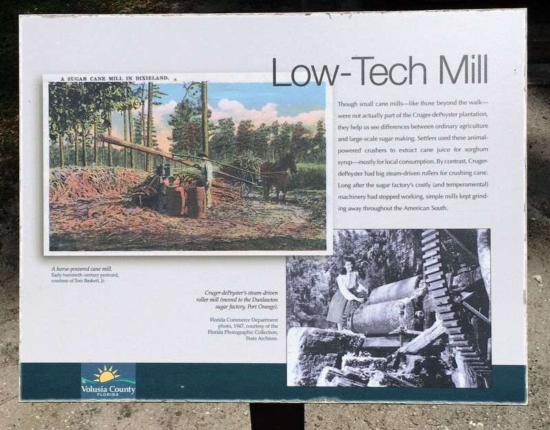 Low-Tech Mill Marker image. Click for full size.