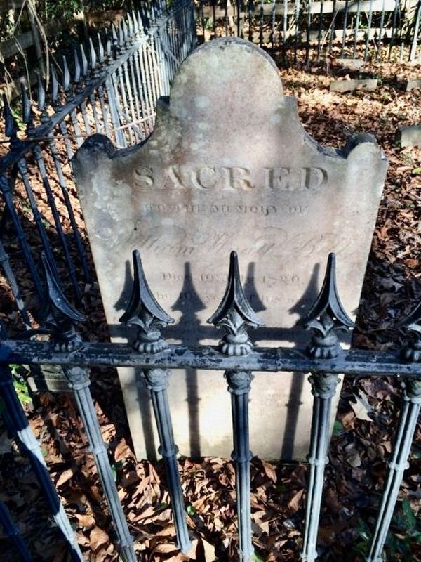 Grave marker of William Wyatt Bibb. image. Click for full size.