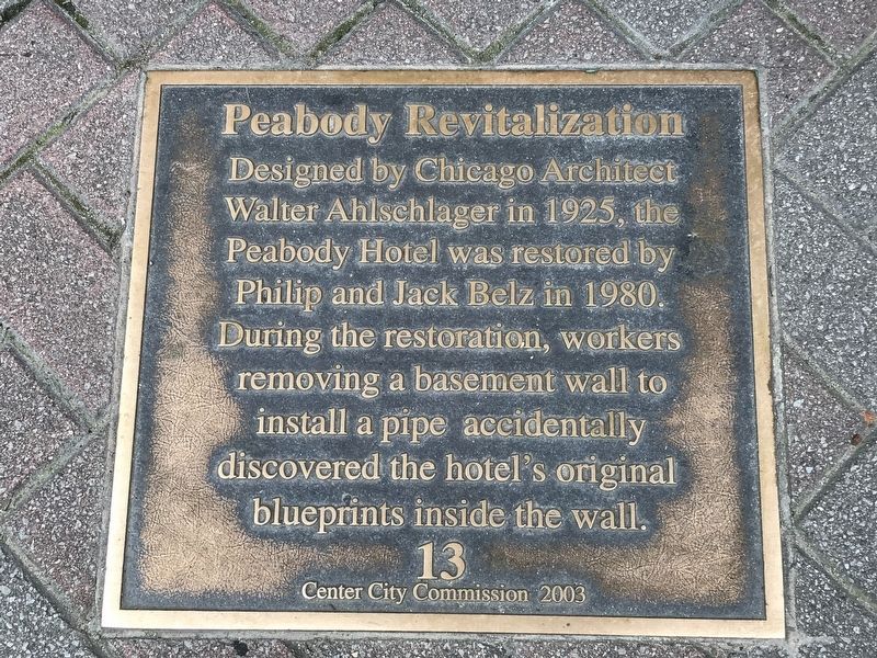 Peabody Revitalization Marker image. Click for full size.