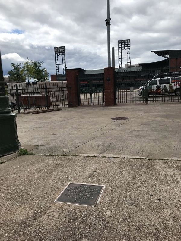 Baseball Marker image. Click for full size.
