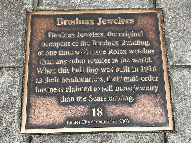 Brodnax Jewelers Marker image. Click for full size.