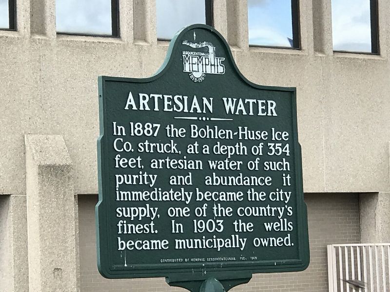 Artesian Water Marker image. Click for full size.