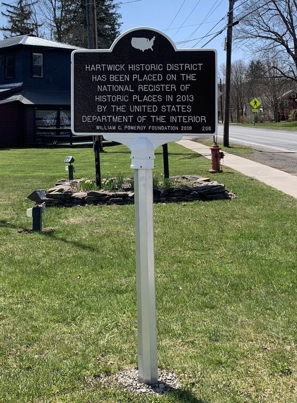Hartwick Historic District Marker image. Click for full size.