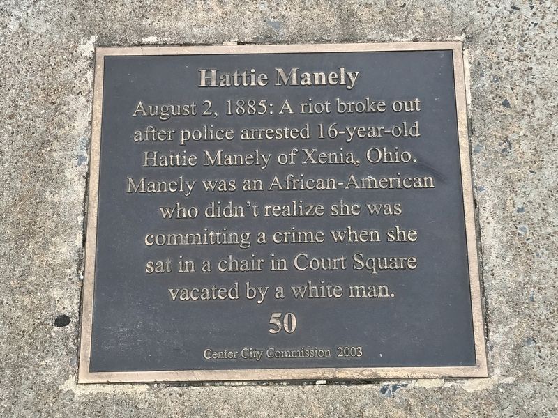 Hattie Manely Marker image. Click for full size.