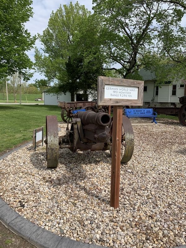 German World War I Howitzer Marker. Click for full size. German World War I Howitzer Marker image. Click for full size.
