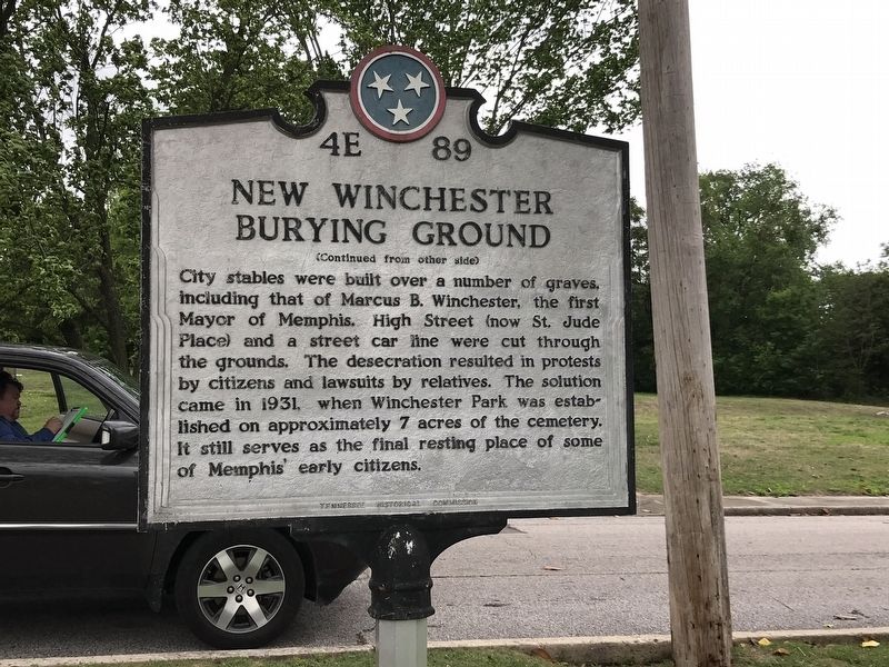 New Winchester Burying Ground Marker image. Click for full size.