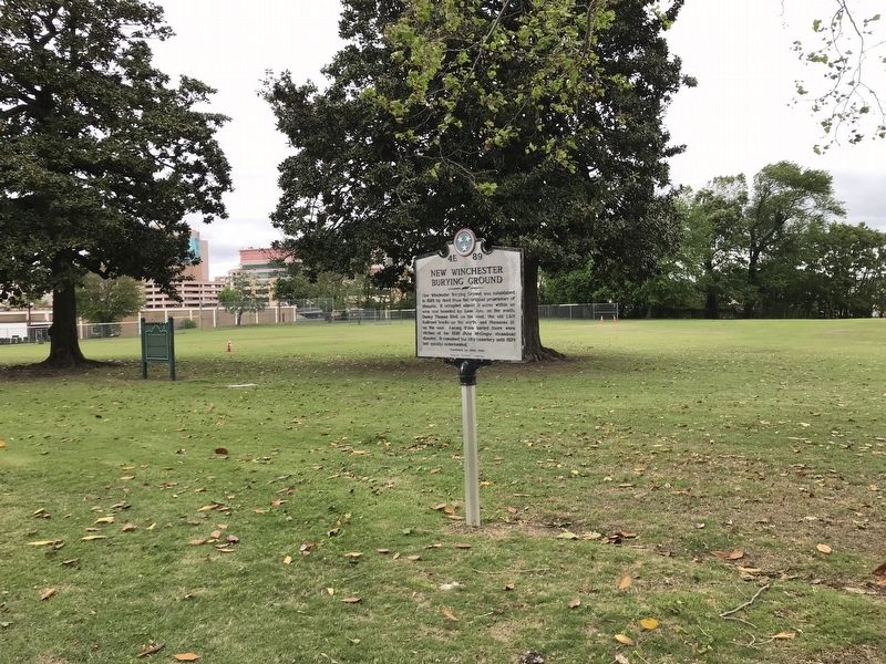 New Winchester Burying Ground Marker. Click for full size. New Winchester Burying Ground Marker image. Click for full size.